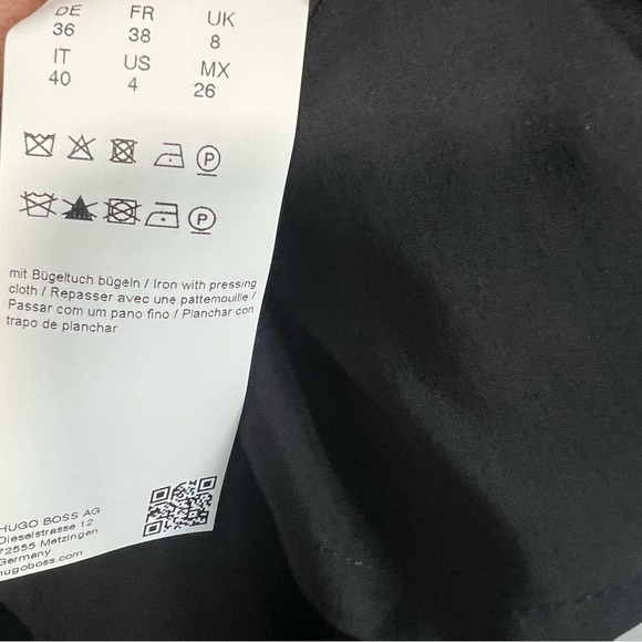 Boss Viletara_GSU Skirt, Black, New with Tags, Size 4 - Picture 5 of 9